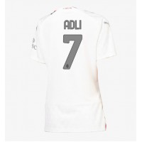 AC Milan Yacine Adli #7 Replica Away Shirt Ladies 2023-24 Short Sleeve